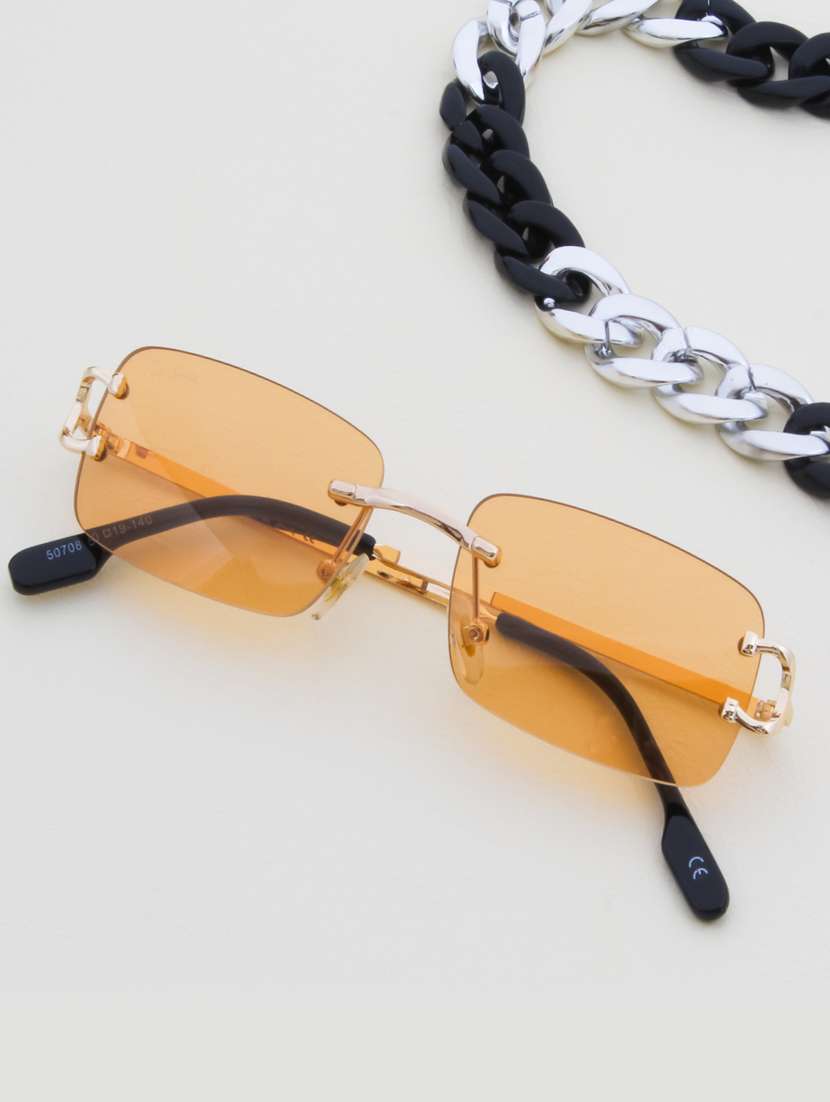 clasique by ted smith uv protection rectangular sunglasses stylish latest trending for men women (50)