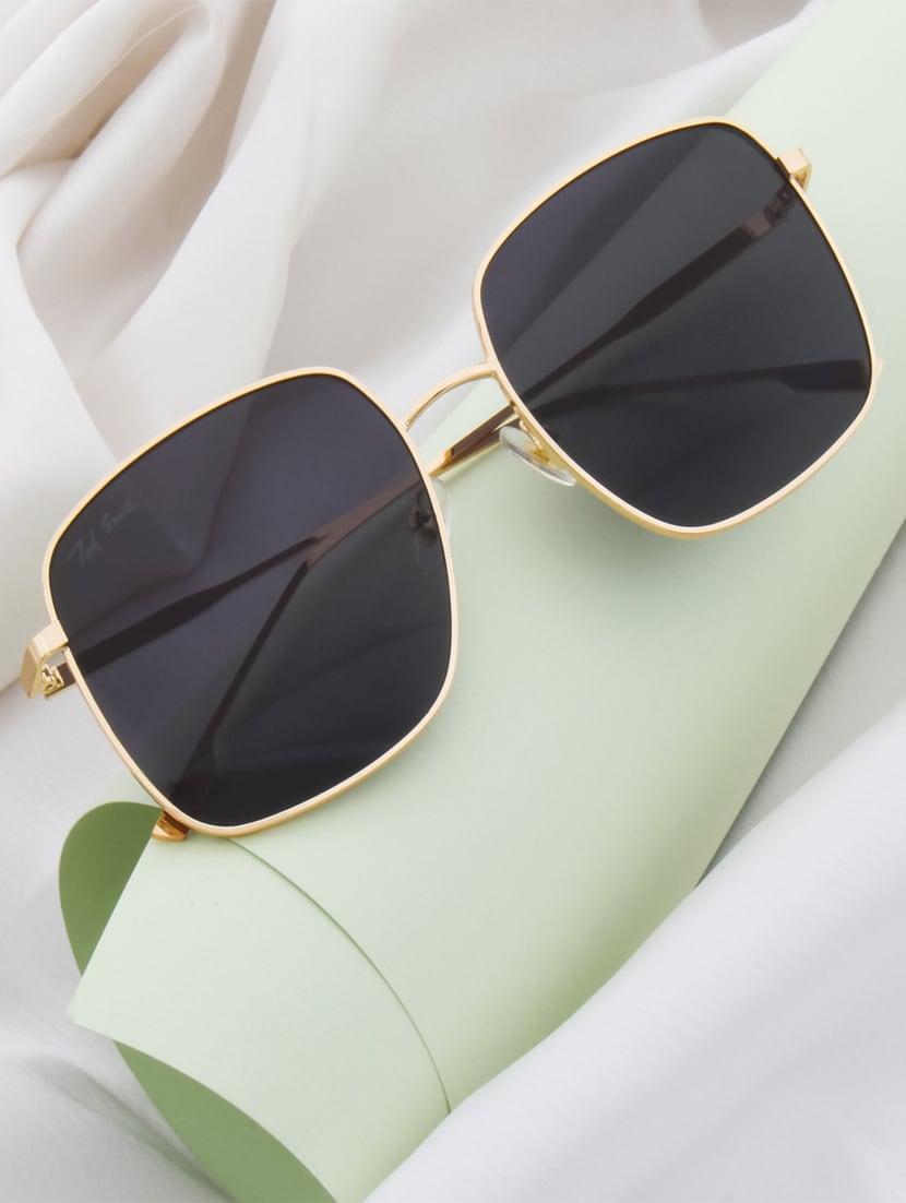 influence by ted smith uv protection square sunglasses for men women (60)