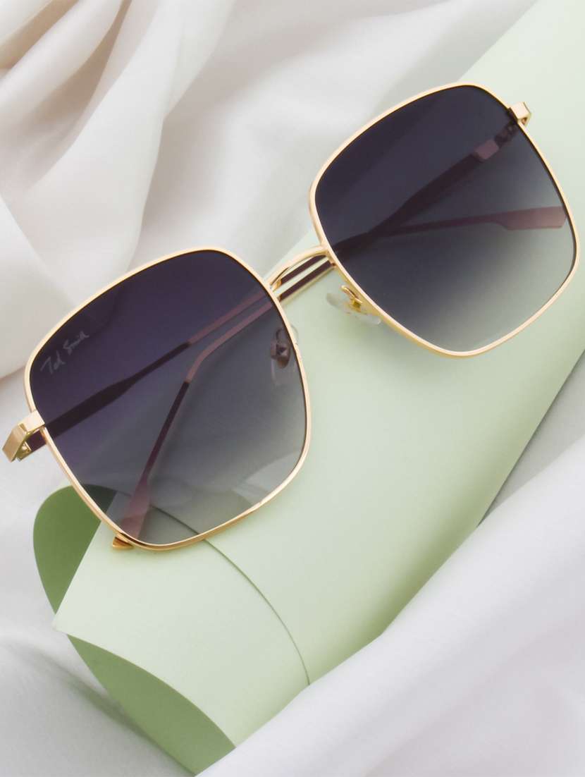 influence by ted smith uv protection square sunglasses for men women (60)