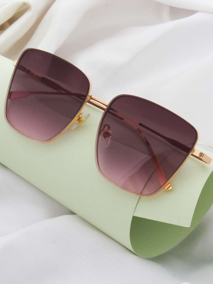 beuniq by ted smith uv protection square sunglasses for men women (60)