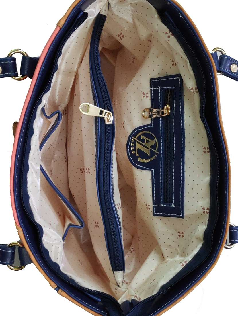 multi colored leatherette (pu) combo handbag - 18146416 -  Standard Image - 2