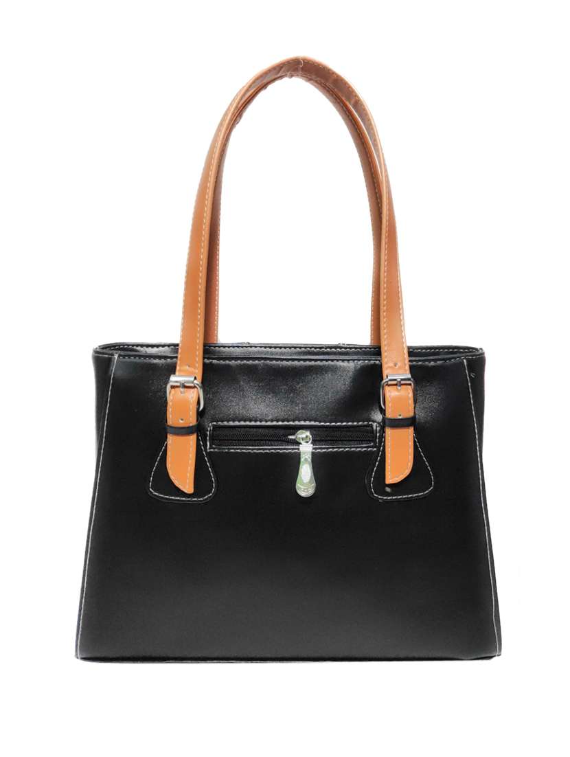 pack of 2 leatherette (pu) combo handbag - 18146499 -  Standard Image - 2