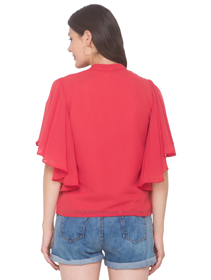 zip up solid top - 18146951 - Standard Image - 2