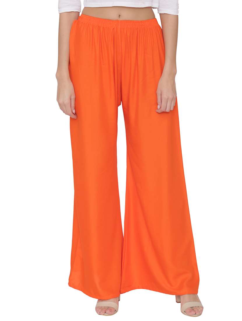 high rise flared palazzo