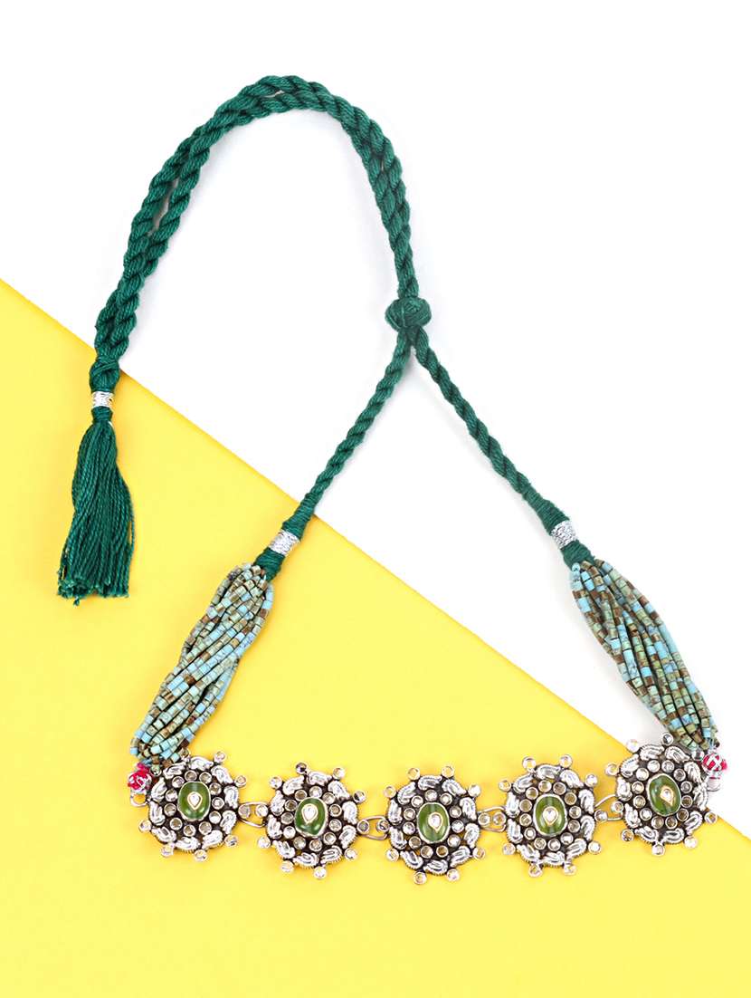 silver handcrafted necklace