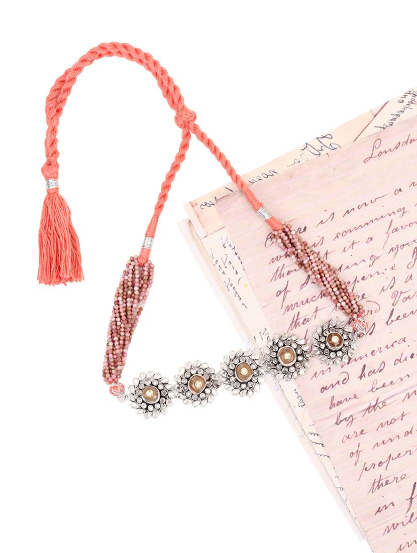 silver handcrafted necklace