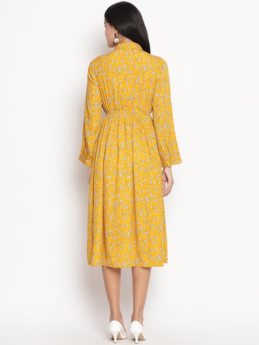 long sleeved printed shirt dress - 18151888 - Standard Image - 2