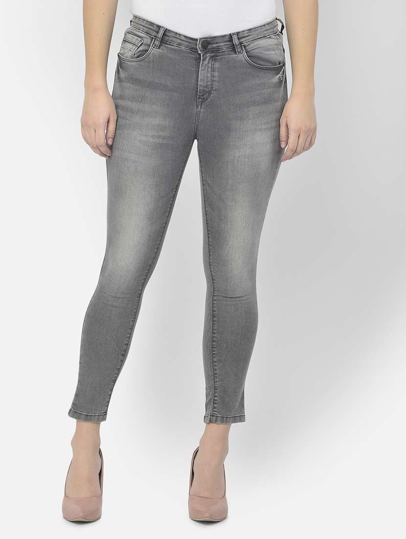 women's plain slim fit jeans