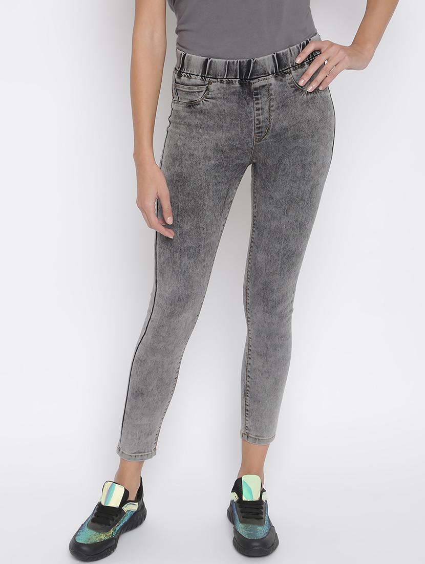 grey solid jegging - 18152248 -  Zoom Image - 0