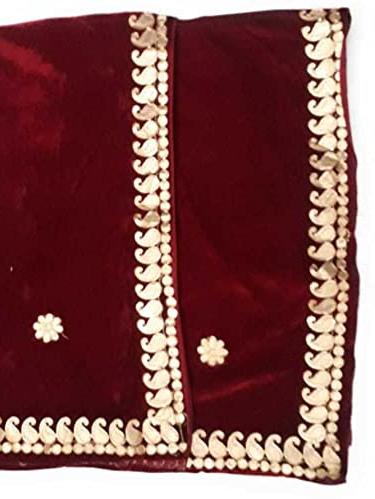 velvet gota pati stole - 18152582 - Standard Image - 2