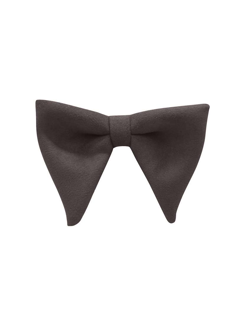 silver cotton blend bow 