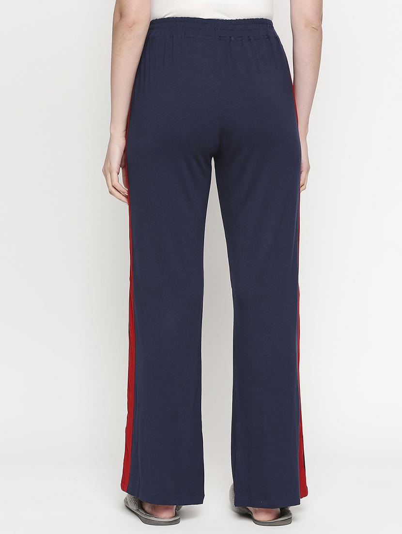 navy blue solid pajama - 18155226 - Standard Image - 2