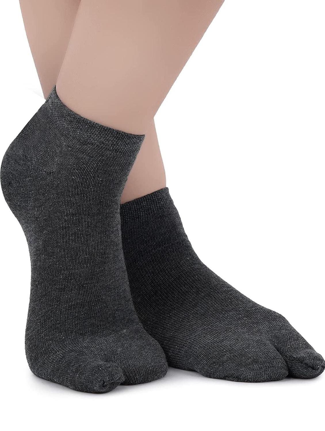 pack of 3 grey cotton ankle length sock - 18157567 - Standard Image - 2