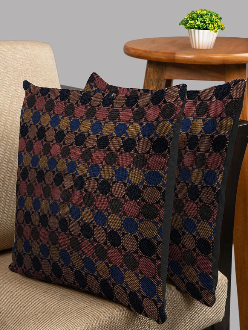 houzzcode set of 2 16x16" jac self multi dots