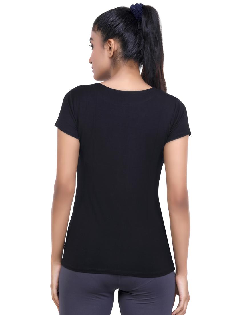 round neck solid tee - 18164614 - Standard Image - 2