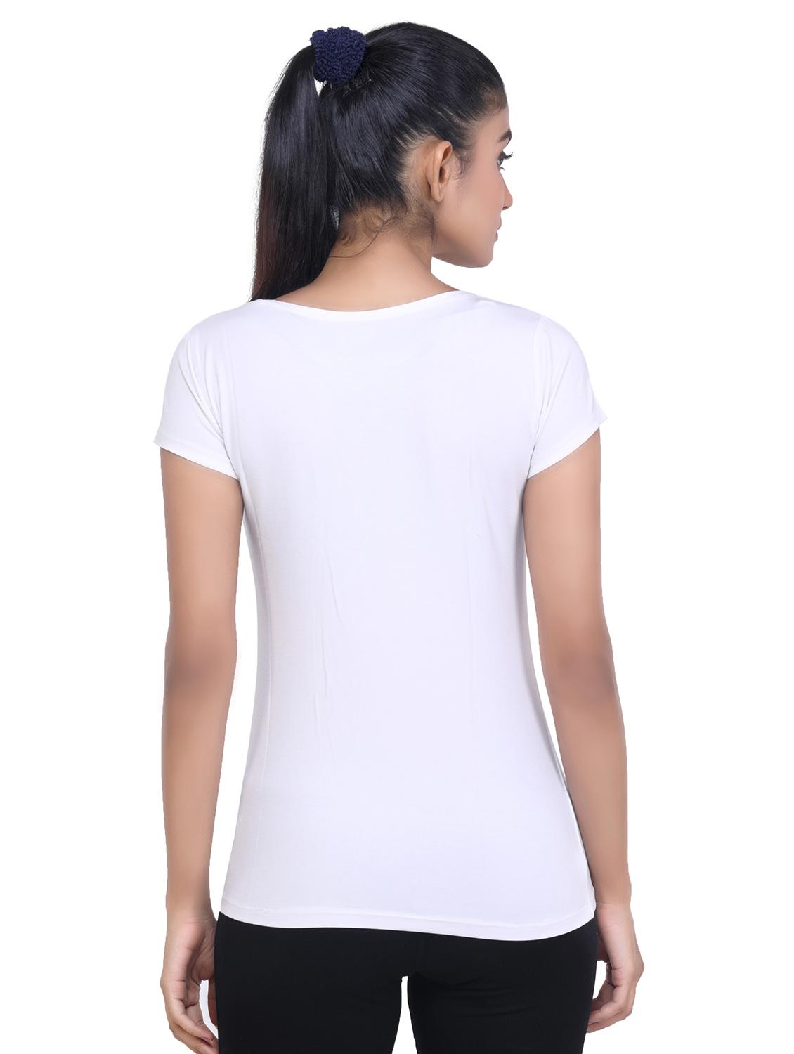 round neck solid tee - 18164618 - Standard Image - 2