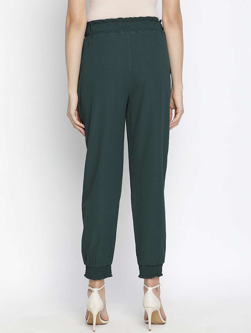 drawstring waist solid joggers - 18164696 -  Standard Image - 2