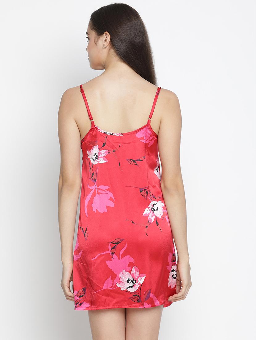cami neck satin sleepshirt - 18164698 - Standard Image - 2