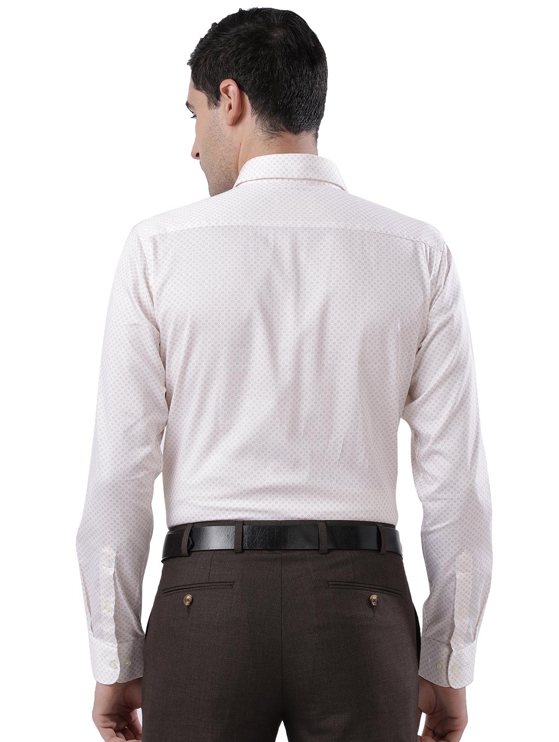 yellow printed formal shirt - 18169949 - Standard Image - 2