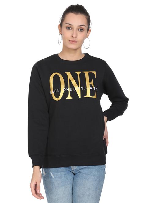 women's chest print sweatshirt - 18170692 -  Standard Image - 0