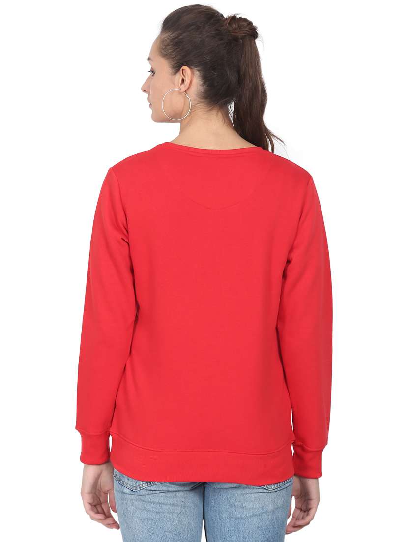 women's chest print sweatshirt - 18170693 -  Standard Image - 2