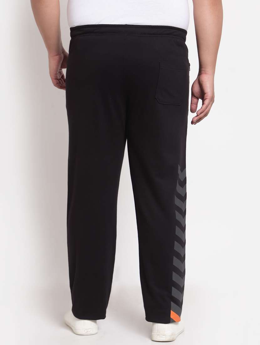 black solid track pant - 18172072 -  Standard Image - 2