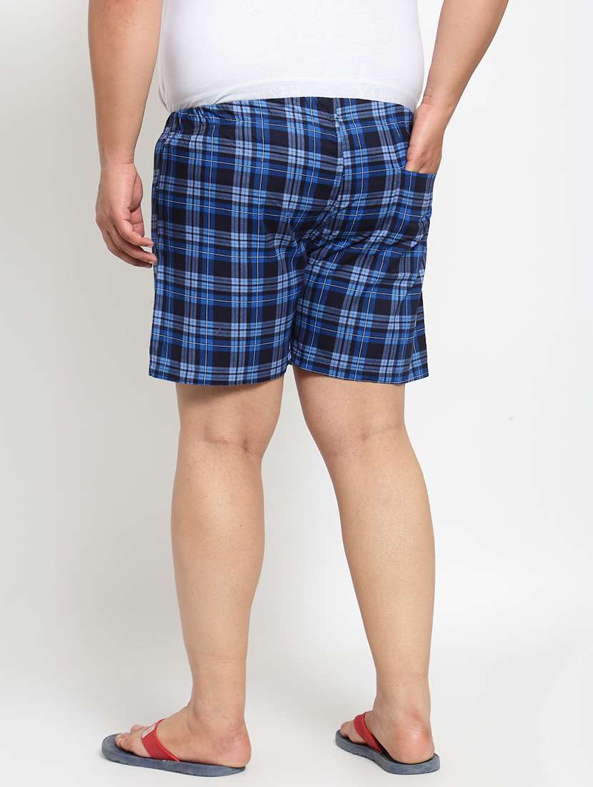 blue checkered boxer - 18172094 -  Standard Image - 2