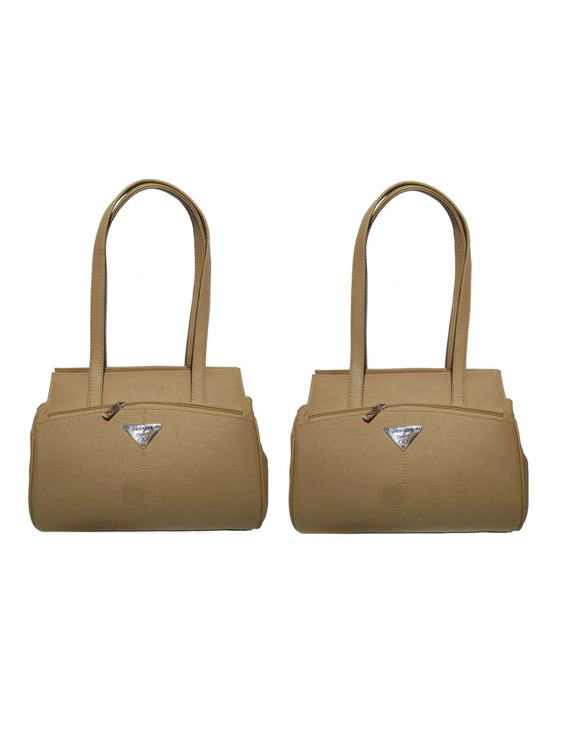 multi colored leatherette (pu) combo handbag