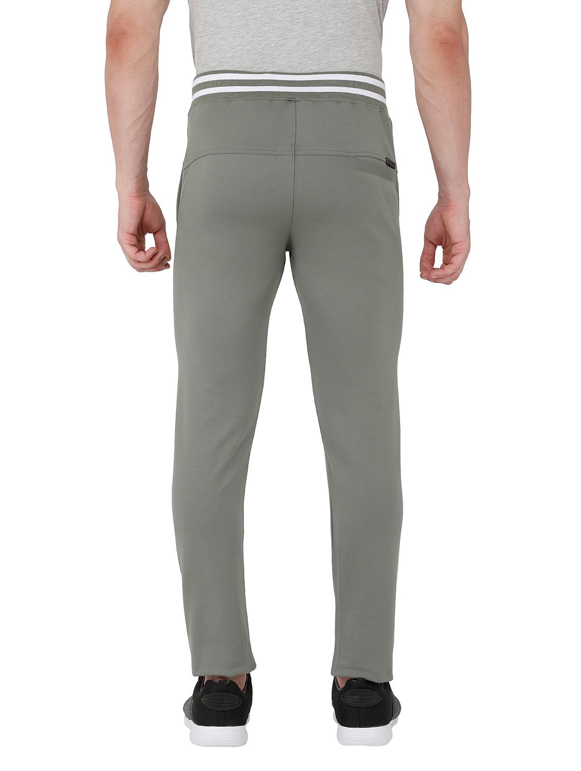 green solid full length track pant - 18172736 - Standard Image - 2