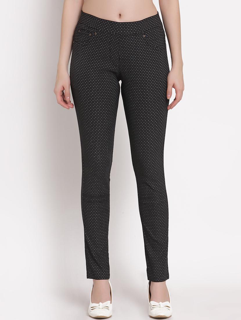 mid rise printed jegging