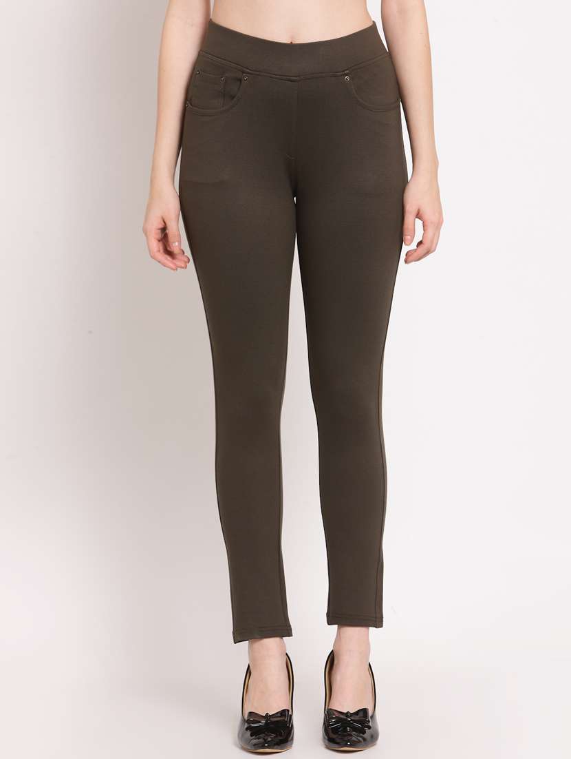 mid rise solid jegging