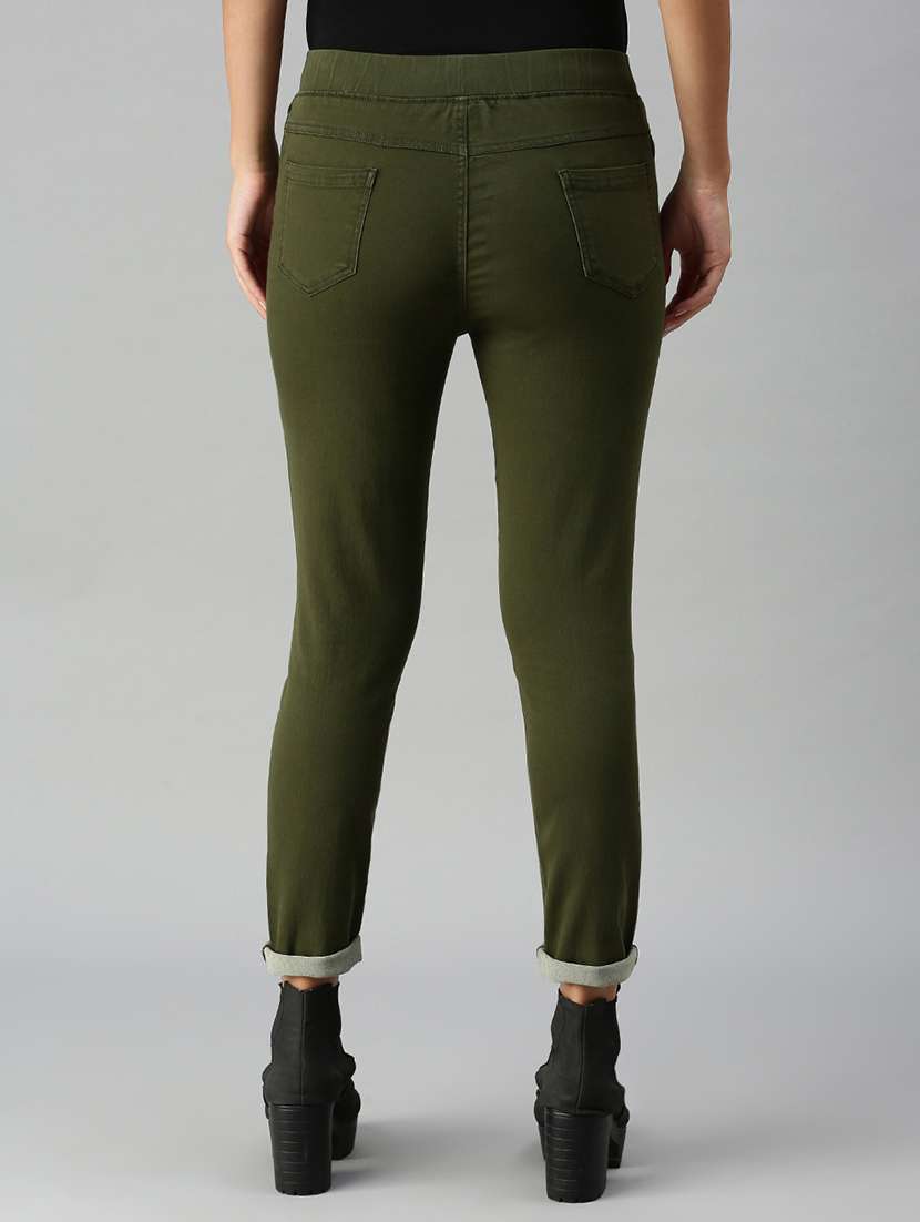 mid rise solid  jegging - 18178735 -  Standard Image - 2