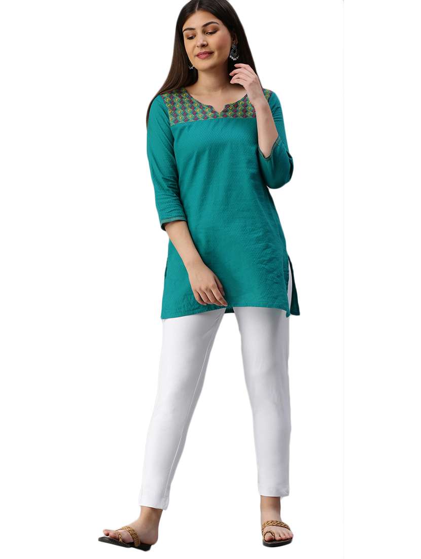 white cotton tapered pant - 18178789 -  Standard Image - 2