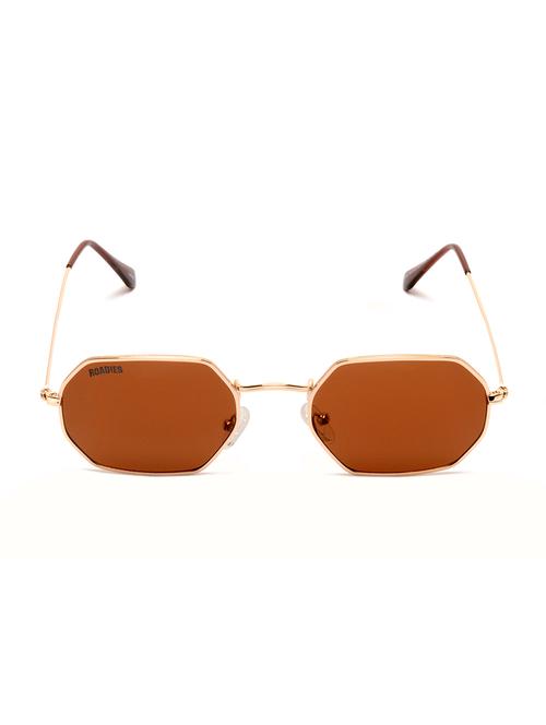 roadies rd-207-c2 hexagonal sunglasses uv400 protection - 18179724 -  Standard Image - 0