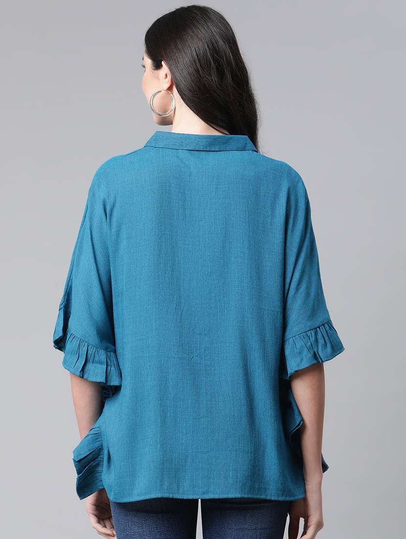 Drop Shoulder Solid Top