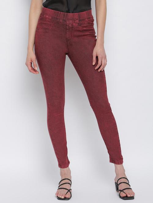 mid rise solid jegging - 18180334 - Standard Image - 0