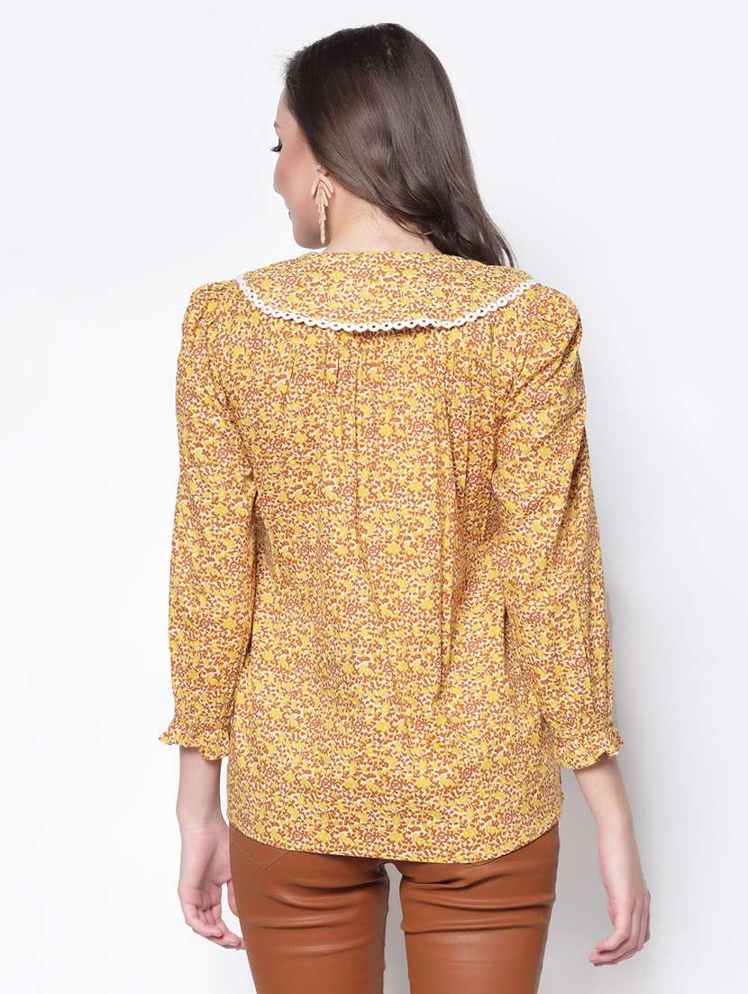 women's straight v neck top - 18181963 - Standard Image - 2