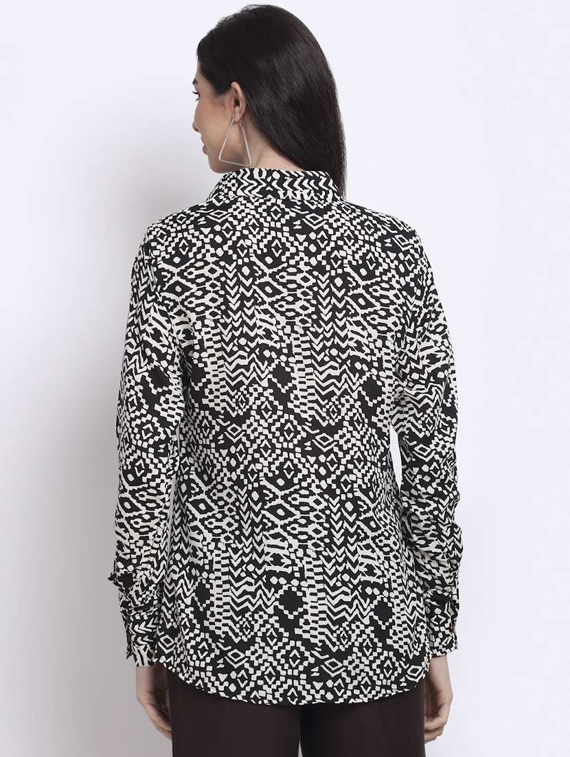long sleeved printed shirt - 18182230 -  Standard Image - 2