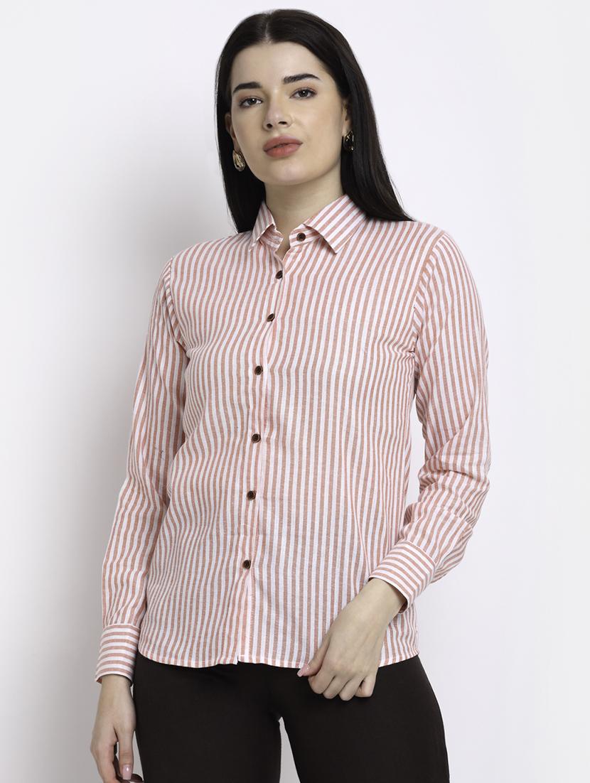 long sleeved striped shirt - 18182243 -  Zoom Image - 0
