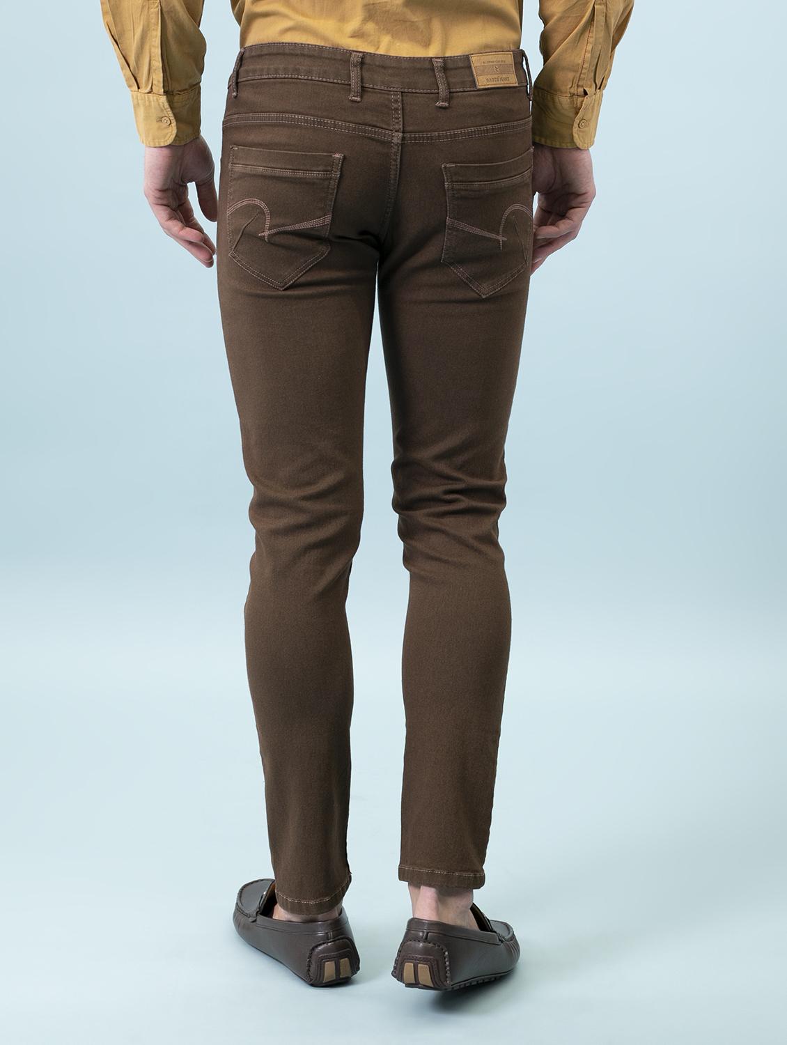 mens slim fit plain jeans - 18182311 - Standard Image - 2