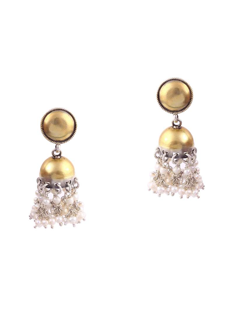 gold plated silver, adorable jhumki