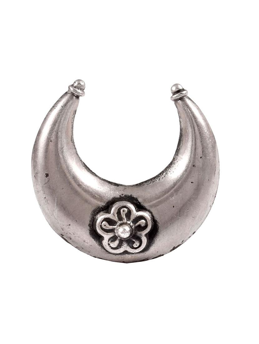 silver adorable moon design ring - 18182639 - Zoom Image - 0