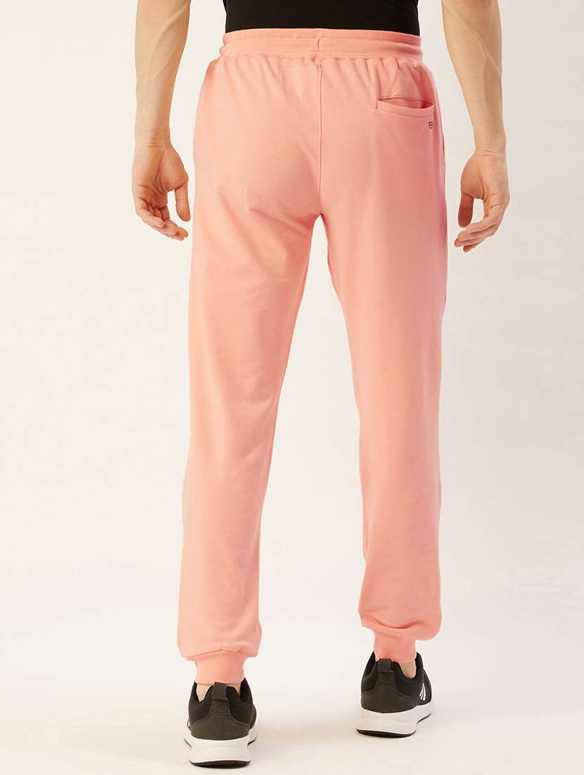 peach solid joggers track pant - 18182745 -  Standard Image - 2