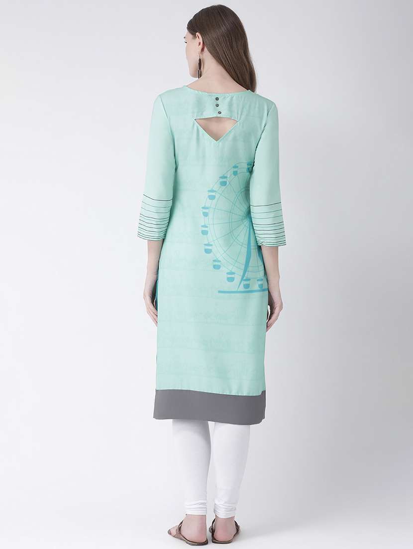 women's straight kurta - 18182815 -  Standard Image - 2
