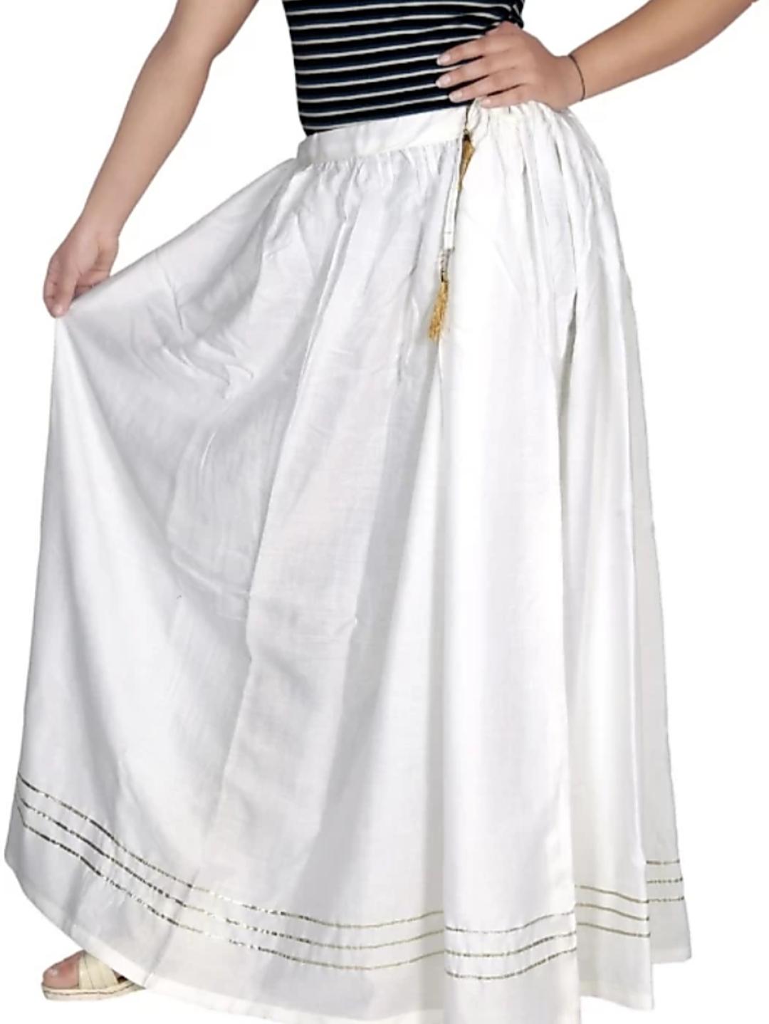 silver gota white skirt  - 18183901 -  Zoom Image - 0