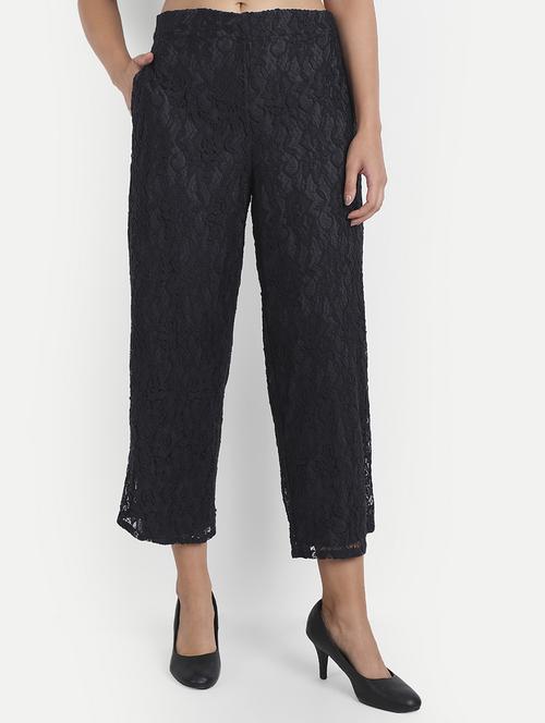 mid rise laced palazzo - 18184863 - Standard Image - 0
