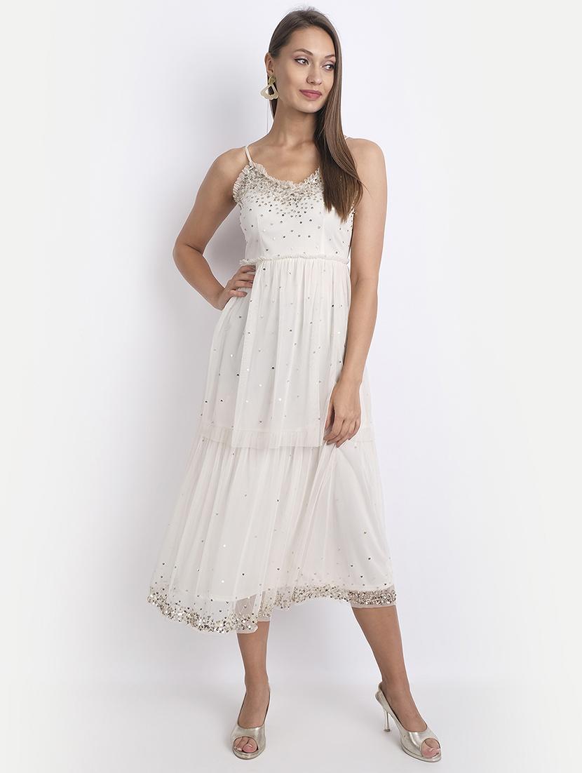 women's fit & flare midi dress - 18184866 -  Zoom Image - 0