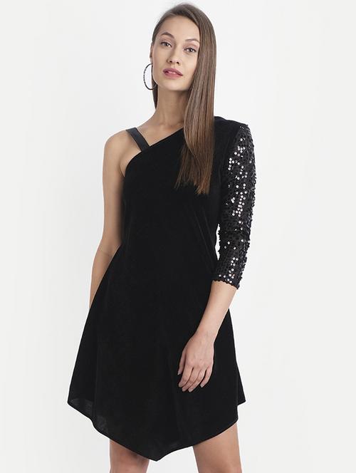 women's fit & flare mini dress - 18184873 - Standard Image - 0