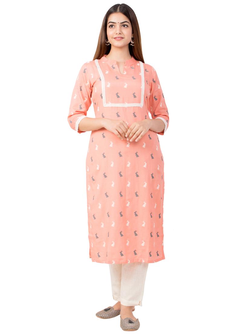 women's straight kurta - 18185574 -  Zoom Image - 0