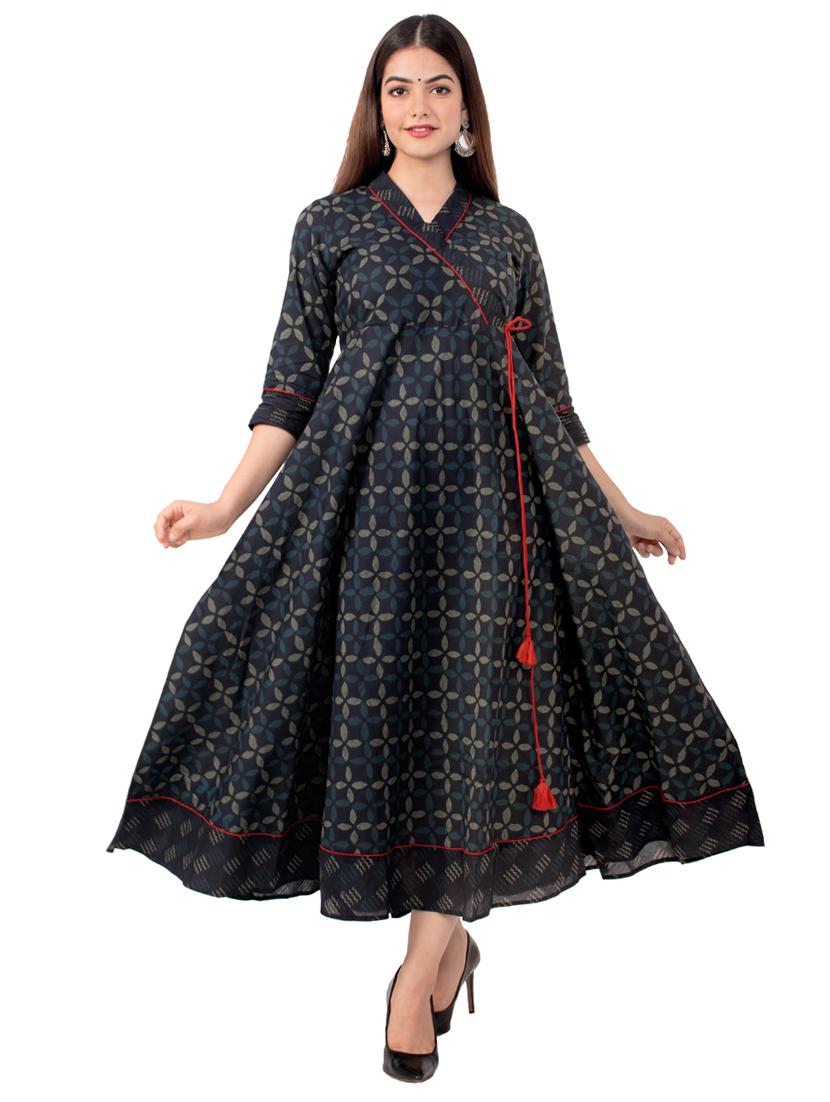 women's angrakha kurta